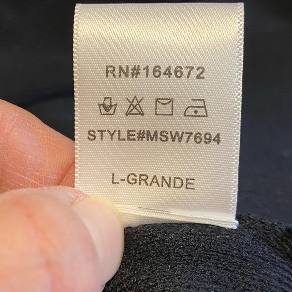 VICI black oversized crewneck sweater with cable knit sleeves Size Large - Picture 7 of 10